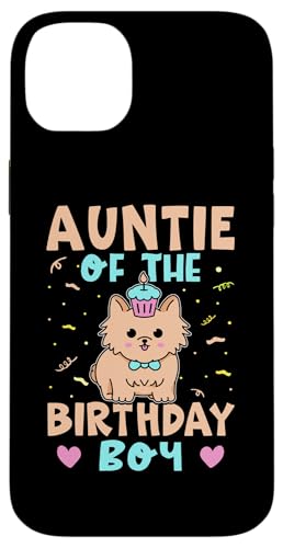 Tante des Geburtstagskindes, Hund mit Cupcake Hülle für iPhone 14 Plus Tante des Geburtstagskindes, Hund mit Cupcake Hülle für iPhone 14 Plus von Favorite Auntie Designs For Women