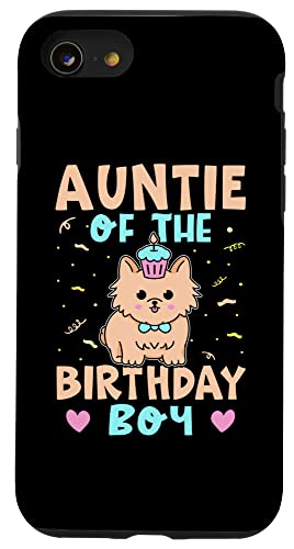 Tante des Geburtstagskindes, Hund mit Cupcake Hülle für iPhone SE (2020) / 7 / 8 von Favorite Auntie Designs For Women