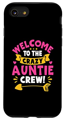 Willkommen bei der Crazy Auntie Crew! Für Mädchen Hülle für iPhone SE (2020) / 7 / 8 von Favorite Auntie Designs For Women