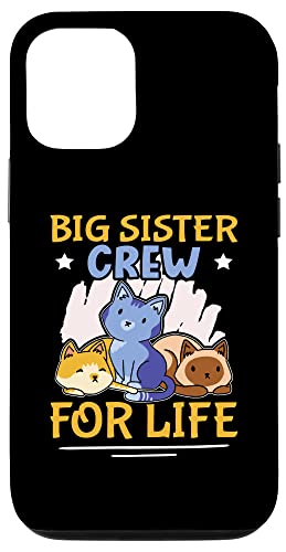 Big Sister Crew for Life Design mit Katzen für Mädchen Hülle für iPhone 12/12 Pro Big Sister Crew for Life Design mit Katzen für Mädchen Hülle für iPhone 12/12 Pro von Favorite Big Sister Designs For Girls