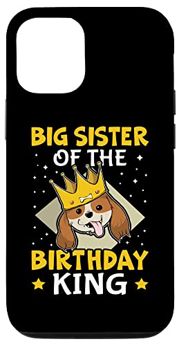 Big Sister Of The Birthday King Dog mit Krone Hülle für iPhone 12/12 Pro Big Sister Of The Birthday King Dog mit Krone Hülle für iPhone 12/12 Pro von Favorite Big Sister Designs For Girls