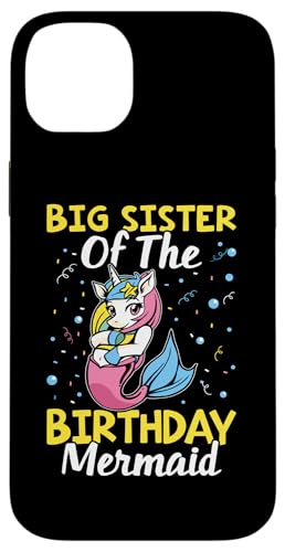 Big Sister Of The Birthday Meerjungfrau Niedliches Einhorn für Mädchen Hülle für iPhone 14 Plus Big Sister Of The Birthday Meerjungfrau Niedliches Einhorn für Mädchen Hülle für iPhone 14 Plus von Favorite Big Sister Designs For Girls