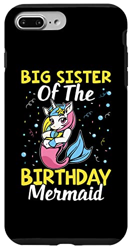 Big Sister Of The Birthday Meerjungfrau Niedliches Einhorn für Mädchen Hülle für iPhone 7 Plus/8 Plus Big Sister Of The Birthday Meerjungfrau Niedliches Einhorn für Mädchen Hülle für iPhone 7 Plus/8 Plus von Favorite Big Sister Designs For Girls