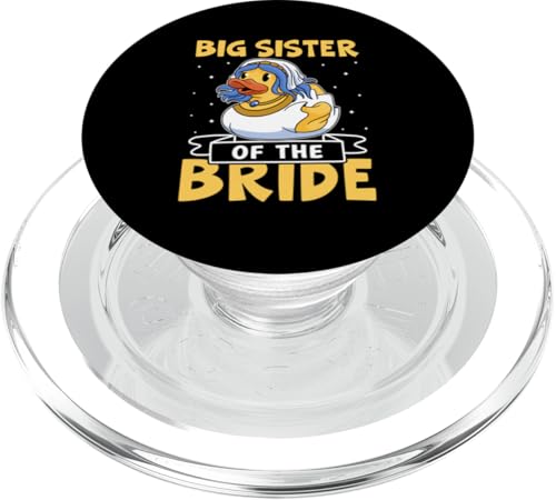Big Sister Of The Bride Lustige Ente PopSockets PopGrip für MagSafe Big Sister Of The Bride Lustige Ente PopSockets PopGrip für MagSafe von Favorite Big Sister Designs For Girls