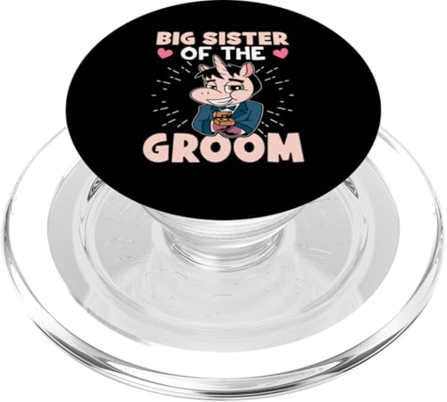 Big Sister Of The Groom Lustiges Einhorn PopSockets PopGrip für MagSafe Big Sister Of The Groom Lustiges Einhorn PopSockets PopGrip für MagSafe von Favorite Big Sister Designs For Girls