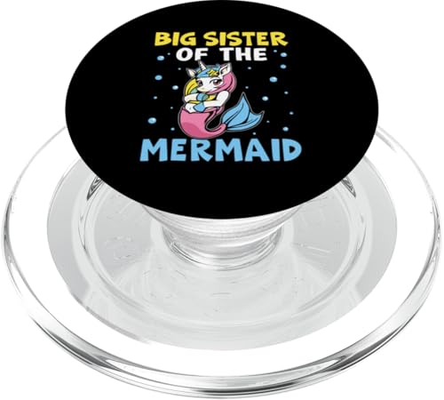 Big Sister Of The Mermaid Design Für Mädchen PopSockets PopGrip für MagSafe von Favorite Big Sister Designs For Girls