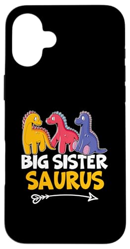 Big Sister Saurus Dino für Mädchen und Jungen Hülle für iPhone 16 Plus Big Sister Saurus Dino für Mädchen und Jungen Hülle für iPhone 16 Plus von Favorite Big Sister Designs For Girls