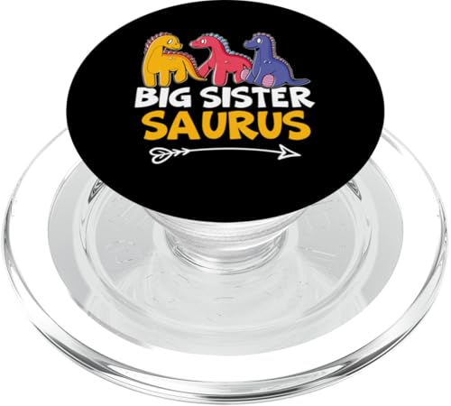 Big Sister Saurus Dino für Mädchen und Jungen PopSockets PopGrip für MagSafe Big Sister Saurus Dino für Mädchen und Jungen PopSockets PopGrip für MagSafe von Favorite Big Sister Designs For Girls