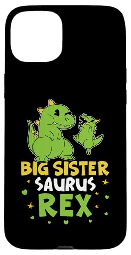Big Sister Saurus Rex Green Dino für Mädchen und Jungen Hülle für iPhone 15 Plus Big Sister Saurus Rex Green Dino für Mädchen und Jungen Hülle für iPhone 15 Plus von Favorite Big Sister Designs For Girls