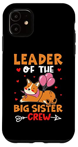 Crew-Design mit Hund von Leader Of The Big Sister Hülle für iPhone 11 Crew-Design mit Hund von Leader Of The Big Sister Hülle für iPhone 11 von Favorite Big Sister Designs For Girls