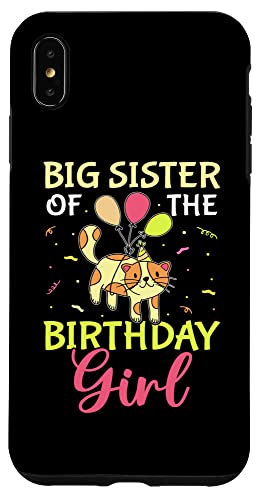 Große Schwester der Geburtstagskinderkatze Hülle für iPhone XS Max Große Schwester der Geburtstagskinderkatze Hülle für iPhone XS Max von Favorite Big Sister Designs For Girls