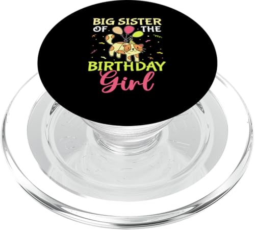 Große Schwester der Geburtstagskinderkatze PopSockets PopGrip für MagSafe von Favorite Big Sister Designs For Girls