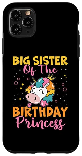 Große Schwester des Geburtstags, Prinzessin-Design mit Einhorn Hülle für iPhone 11 Pro Max Große Schwester des Geburtstags, Prinzessin-Design mit Einhorn Hülle für iPhone 11 Pro Max von Favorite Big Sister Designs For Girls