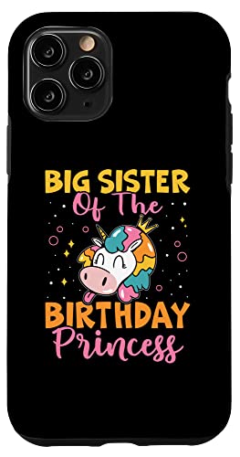 Große Schwester des Geburtstags, Prinzessin-Design mit Einhorn Hülle für iPhone 11 Pro Große Schwester des Geburtstags, Prinzessin-Design mit Einhorn Hülle für iPhone 11 Pro von Favorite Big Sister Designs For Girls