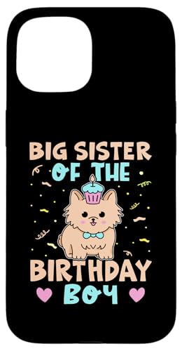 Große Schwester des Geburtstagskindes mit Cupcake Hülle für iPhone 15 Große Schwester des Geburtstagskindes mit Cupcake Hülle für iPhone 15 von Favorite Big Sister Designs For Girls