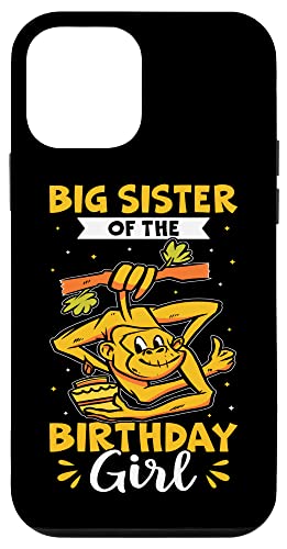 Große Schwester von The Birthday Girl Monkey Hülle für iPhone 12 mini Große Schwester von The Birthday Girl Monkey Hülle für iPhone 12 mini von Favorite Big Sister Designs For Girls
