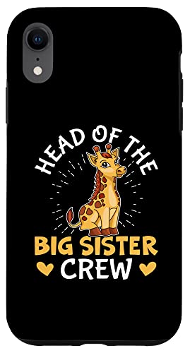 Head Of The Big Sister Crew Design Giraffe Hülle für iPhone XR Head Of The Big Sister Crew Design Giraffe Hülle für iPhone XR von Favorite Big Sister Designs For Girls