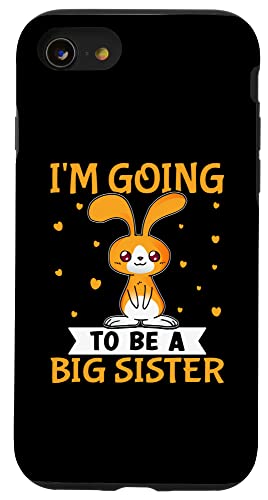 I'm Going To Be A Big Sister Design with Bunny Hülle für iPhone SE (2020) / 7 / 8 von Favorite Big Sister Designs For Girls