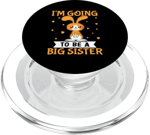 I'm Going To Be A Big Sister Design with Bunny PopSockets PopGrip für MagSafe I'm Going To Be A Big Sister Design with Bunny PopSockets PopGrip für MagSafe von Favorite Big Sister Designs For Girls