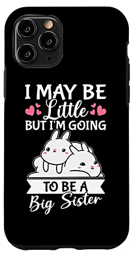 Ich bin vielleicht klein, aber ich werde eine große Schwester sein Hülle für iPhone 11 Pro Ich bin vielleicht klein, aber ich werde eine große Schwester sein Hülle für iPhone 11 Pro von Favorite Big Sister Designs For Girls
