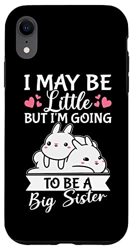 Ich bin vielleicht klein, aber ich werde eine große Schwester sein Hülle für iPhone XR Ich bin vielleicht klein, aber ich werde eine große Schwester sein Hülle für iPhone XR von Favorite Big Sister Designs For Girls