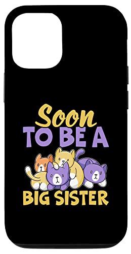 Soon To Be A Big Sister Design mit Katzen für Mädchen Hülle für iPhone 12/12 Pro Soon To Be A Big Sister Design mit Katzen für Mädchen Hülle für iPhone 12/12 Pro von Favorite Big Sister Designs For Girls