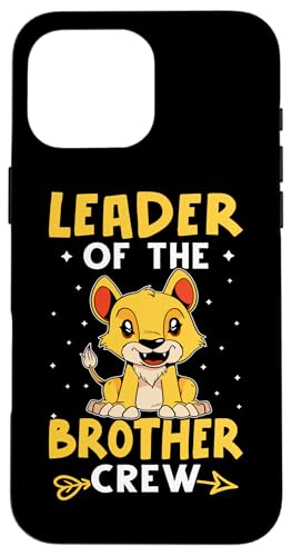 Anführer der Brother-Crew für Mädchen und Jungen Hülle für iPhone 16 Pro Max von Favorite Brother Designs For Boys