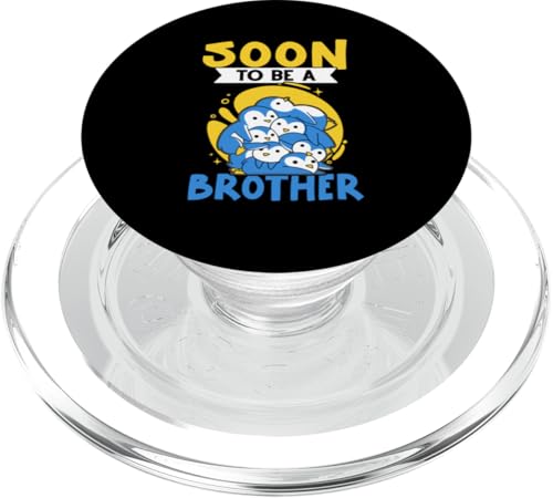 Bald ein Bruder für Mädchen und Jungen PopSockets PopGrip für MagSafe von Favorite Brother Designs For Boys