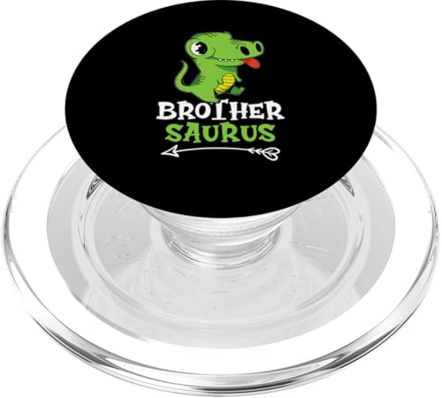 Brother Saurus Green T-Rex für Mädchen und Jungen PopSockets PopGrip für MagSafe von Favorite Brother Designs For Boys