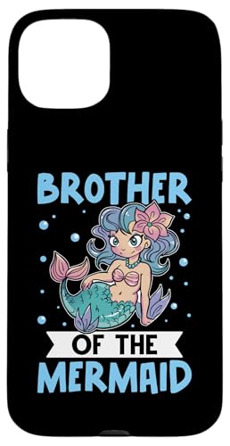 Bruder der Meerjungfrau für Mädchen und Jungen Hülle für iPhone 15 Plus von Favorite Brother Designs For Boys