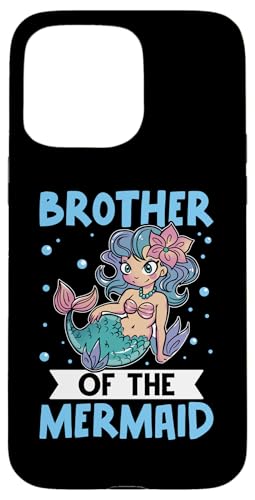 Bruder der Meerjungfrau für Mädchen und Jungen Hülle für iPhone 15 Pro Max von Favorite Brother Designs For Boys