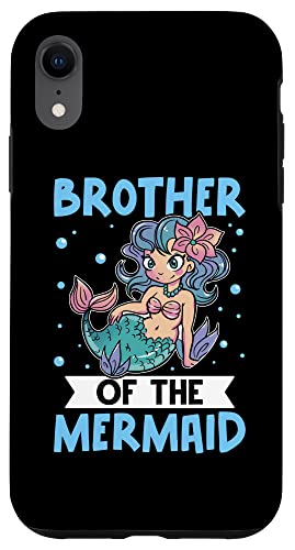 Bruder der Meerjungfrau für Mädchen und Jungen Hülle für iPhone XR von Favorite Brother Designs For Boys