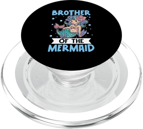 Bruder der Meerjungfrau für Mädchen und Jungen PopSockets PopGrip für MagSafe von Favorite Brother Designs For Boys