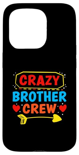 Crazy Brother Crew für Mädchen und Jungen Hülle für iPhone 15 Pro Crazy Brother Crew für Mädchen und Jungen Hülle für iPhone 15 Pro von Favorite Brother Designs For Boys