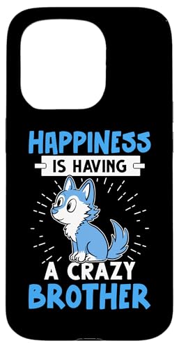 Glück ist, einen verrückten Bruder zu haben Hülle für iPhone 15 Pro von Favorite Brother Designs For Boys