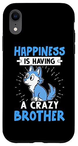Glück ist, einen verrückten Bruder zu haben Hülle für iPhone XR Glück ist, einen verrückten Bruder zu haben Hülle für iPhone XR von Favorite Brother Designs For Boys