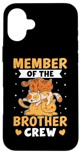 Mitglied der Brother Crew Design Katze Hülle für iPhone 16 Plus Mitglied der Brother Crew Design Katze Hülle für iPhone 16 Plus von Favorite Brother Designs For Boys