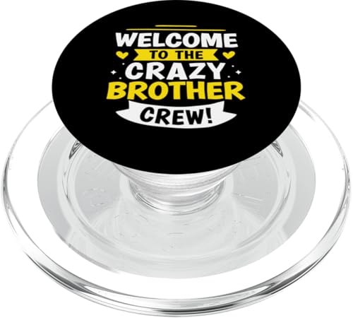 Willkommen bei der Crazy Brother Crew! PopSockets PopGrip für MagSafe Willkommen bei der Crazy Brother Crew! PopSockets PopGrip für MagSafe von Favorite Brother Designs For Boys
