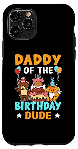 Daddy Of The Birthday Dude für Mädchen und Jungen Hülle für iPhone 11 Pro von Favorite Daddy Designs For Boys