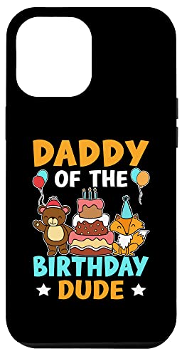 Daddy Of The Birthday Dude für Mädchen und Jungen Hülle für iPhone 12 Pro Max von Favorite Daddy Designs For Boys