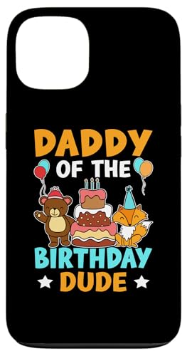 Daddy Of The Birthday Dude für Mädchen und Jungen Hülle für iPhone 13 von Favorite Daddy Designs For Boys