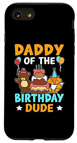 Daddy Of The Birthday Dude für Mädchen und Jungen Hülle für iPhone SE (2020) / 7 / 8 von Favorite Daddy Designs For Boys