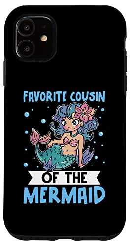 Lieblingscousin der Meerjungfrau für Mädchen und Jungen Hülle für iPhone 11 Lieblingscousin der Meerjungfrau für Mädchen und Jungen Hülle für iPhone 11 von Favorite Favorite Cousin Designs For Boys