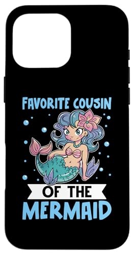 Lieblingscousin der Meerjungfrau für Mädchen und Jungen Hülle für iPhone 16 Pro Max Lieblingscousin der Meerjungfrau für Mädchen und Jungen Hülle für iPhone 16 Pro Max von Favorite Favorite Cousin Designs For Boys