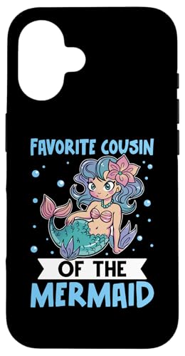 Lieblingscousin der Meerjungfrau für Mädchen und Jungen Hülle für iPhone 16 Lieblingscousin der Meerjungfrau für Mädchen und Jungen Hülle für iPhone 16 von Favorite Favorite Cousin Designs For Boys