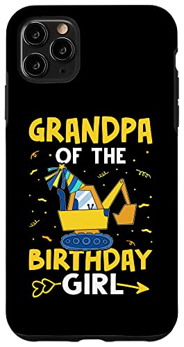 Grandpa Of The Birthday Girl Bagger Hülle für iPhone 11 Pro Max von Favorite Grandpa Designs For Boys