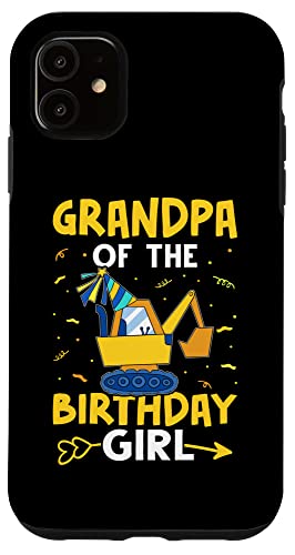 Grandpa Of The Birthday Girl Bagger Hülle für iPhone 11 von Favorite Grandpa Designs For Boys