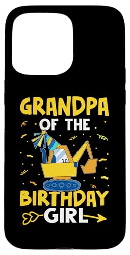 Grandpa Of The Birthday Girl Bagger Hülle für iPhone 15 Pro Max von Favorite Grandpa Designs For Boys