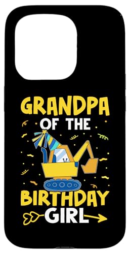 Grandpa Of The Birthday Girl Bagger Hülle für iPhone 15 Pro von Favorite Grandpa Designs For Boys