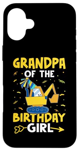 Grandpa Of The Birthday Girl Bagger Hülle für iPhone 16 Plus von Favorite Grandpa Designs For Boys